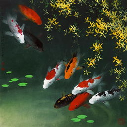  锦鲤鱼画
