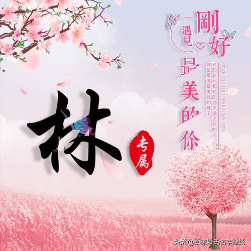  微信头像该换换了33张姓氏,刚好遇见最美的你,和春天比美