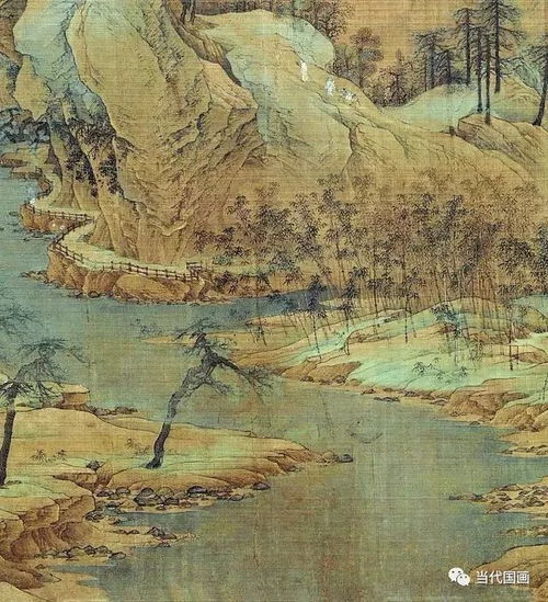  中国青绿山水画史的高峰南宋赵伯驹江山秋色图