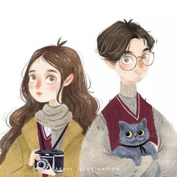  接收好你的新头像来自插画师的小清新插画