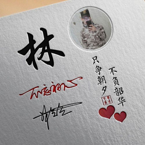  百家姓头像微信头像,二十多款大气精致签名头像,精心为你设计
