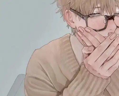  高冷禁欲系漫画小哥哥卡通动漫人物耳朵细节