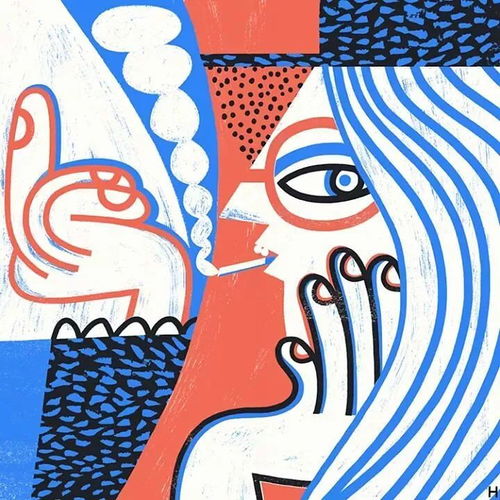  gosiaherba抽象风格插画设计