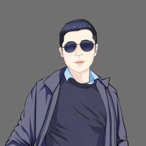  换个新头像吧,适合中年大叔的简约风漫画脸微信头像,神秘又艺术