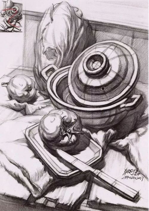  干货从静物到青年中年老年男女头像,高清素描结构图
