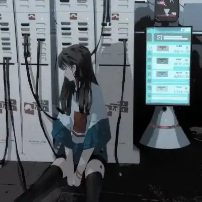 动漫女生头像孤独坠落丧系图片 动漫女生头像孤独坠落丧系图片