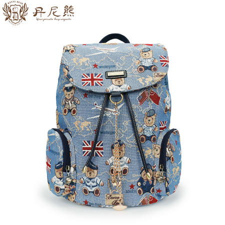  丹尼熊爱旅行双肩包背包女包新品水桶包航海熊书包dbwb166009160图片大全邮乐官方网站