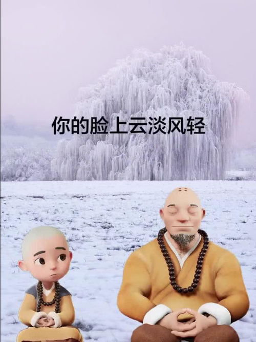  一禅小和尚你的脸上云淡风轻,但谁也不知道你的牙咬的多紧