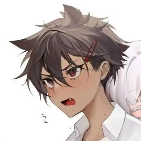  动漫插画黑皮系列头像