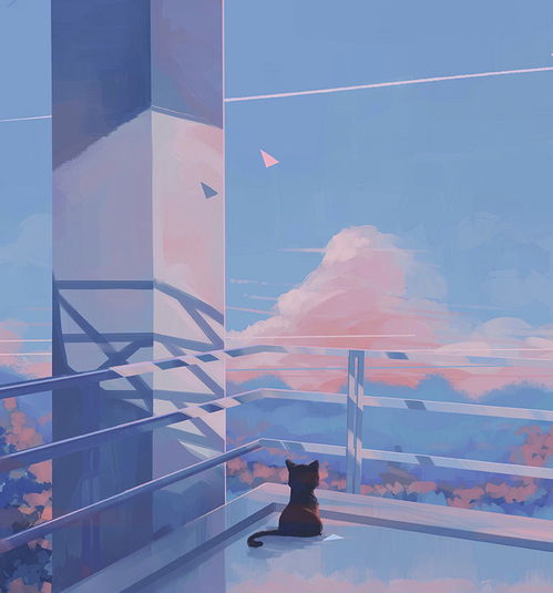 文艺小清新插画,唯美画风适合做壁纸