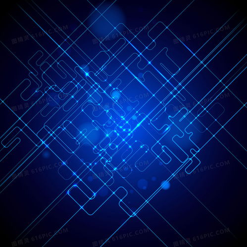  矢量几何蓝色科技线光背景背景图片下载9076x9050像素jpg格式编号1mrforwyv图精灵