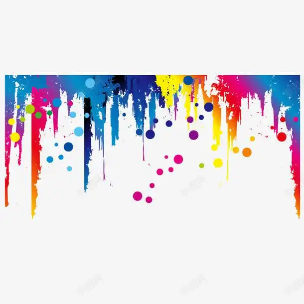  彩色原点墨迹矢量图设计图片免费下载页面网页平面电商创意素材墨迹素材