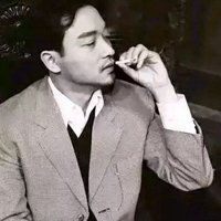  张国荣情侣头像黑白抽烟微信头像图片大全
