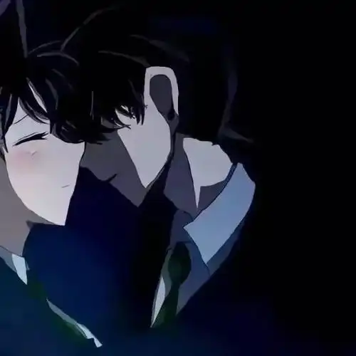  情侣头像黑白超特别的一组动漫情头收图