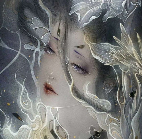  动漫女生头像月亮是夜晚第二美好的东西,第一是你