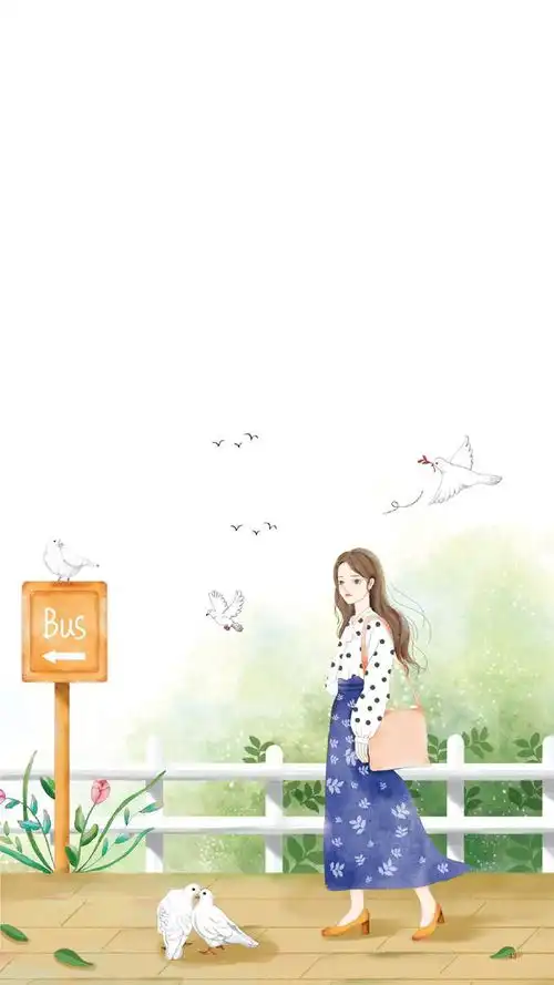  小仙女壁纸,你是远方归来的夏天