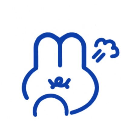  恬恬最新蓝色兔兔表情包头像兔卡通动漫头像我要个性网