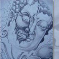  黑白佛头像微信头像图片大全