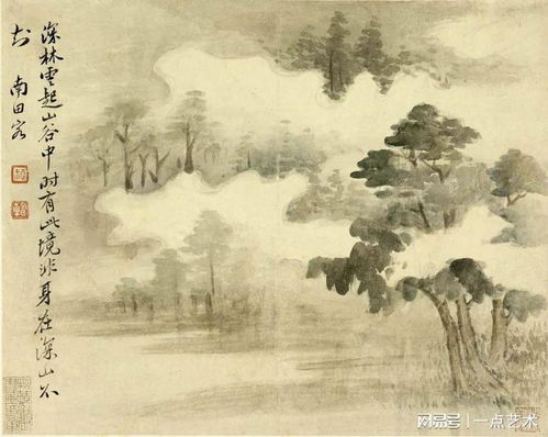 清恽寿平山水册上海博物馆藏