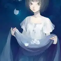  淡蓝色系女生动漫头像微信头像图片大全