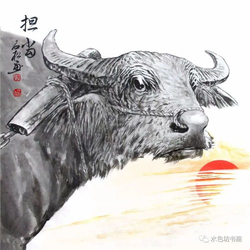  2021送你一组牛画,祝大家牛气冲天,牛扭转乾坤