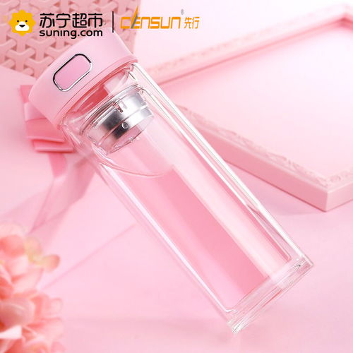  先行玉彩双层玻璃直杯ysbl300rc粉色图片大全邮乐官方网站