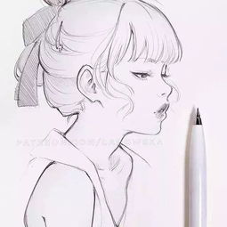 女生头像背影仙气手绘