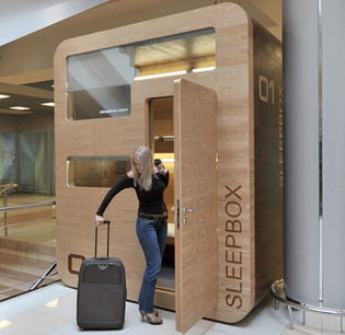  世界上最小的迷你移动房屋sleepbox睡盒
