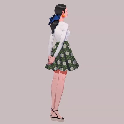  韩国插画师作品个性而又时尚的女人
