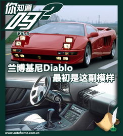  你知道吗兰博基尼diablo最初这副模样