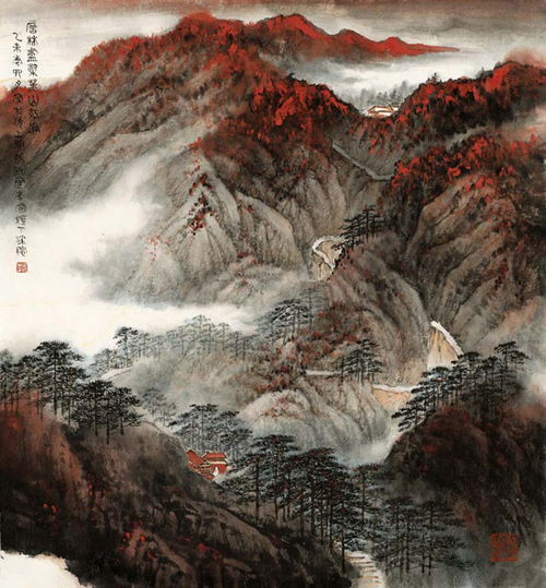  海派山水画家柴聪作品欣赏