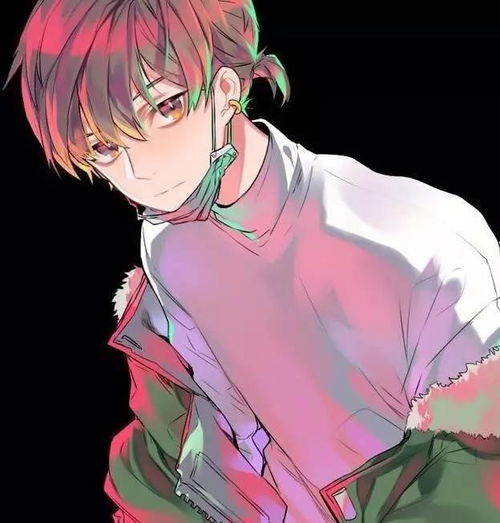 动漫男生头像井蛙不可语海