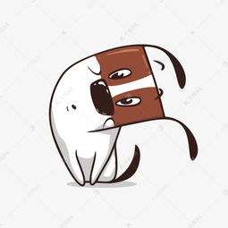  歪头的卡通小狗图素材图片免费下载高清png千库网图片编号9713195