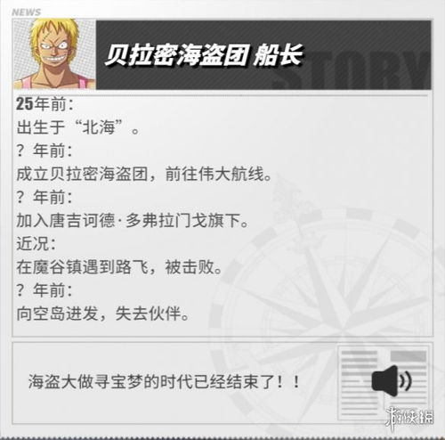  航海王热血航线贝拉密怎么样航海王热血航线贝拉密角色介绍角色档案游侠手游
