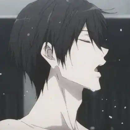  卡通男生头像伤感图片,有几张黑白色也有彩色的