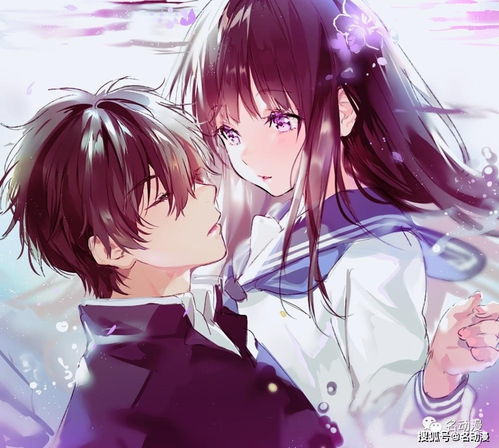  p站画师mery绘画的冰菓cp插画作品