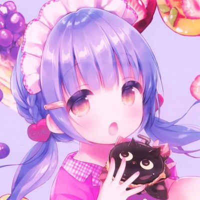  二次元女生头像清纯动漫少女图片可爱萌