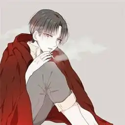  男生头像二次元吸烟的头像动漫伤感