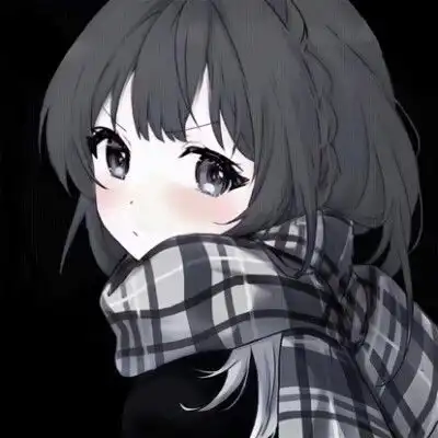  黑色系动漫头像