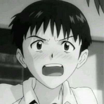 黑白头像男动漫丧