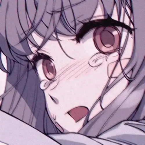  微丧女生流泪哭泣动漫头像