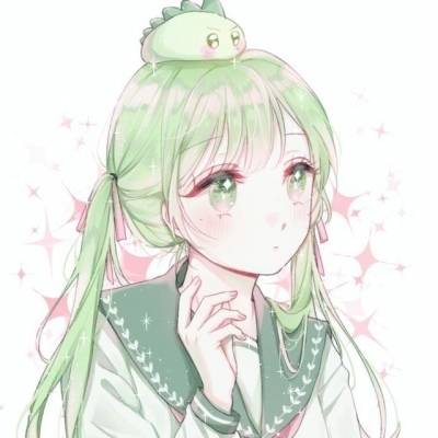  女头像图片小清新卡通可爱小清新微信头像女