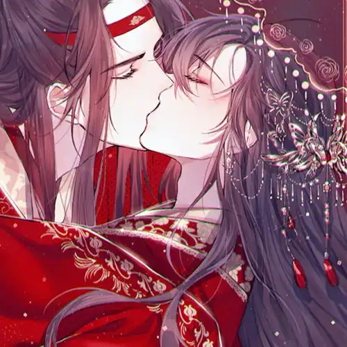  古风情侣头像人道海水深,不抵相思半