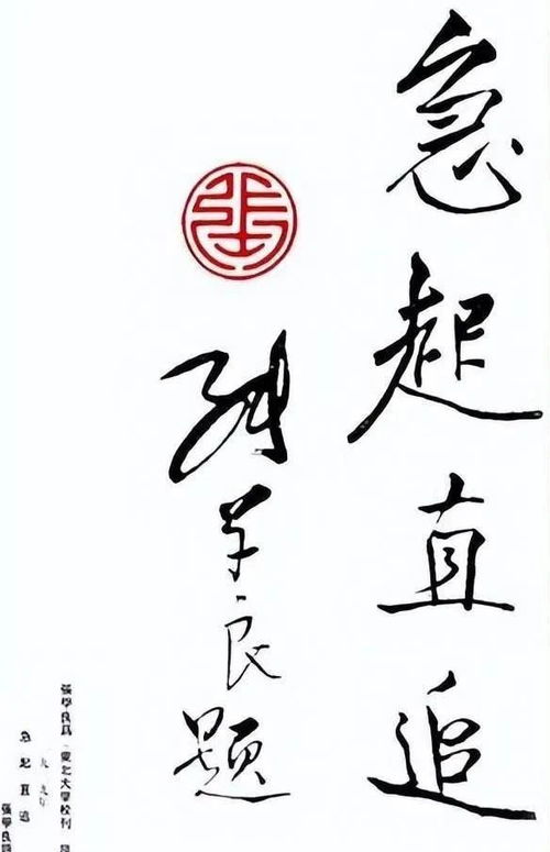  张学良随意字体展现独特魅力,简洁干净令人赞叹