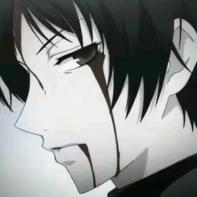  二次元血腥帅气男生头像黑暗冷酷动漫图片大全