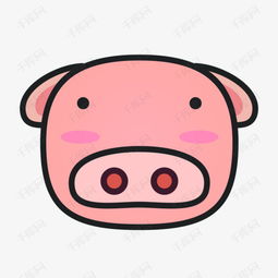  猪头素材图片免费下载高清卡通手绘png千库网图片编号7570479
