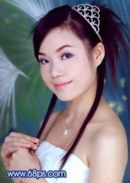  photoshop调出人物照片的艳丽蓝色调7