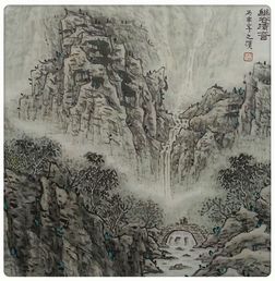  能把国画山水画成这样,或无第二人