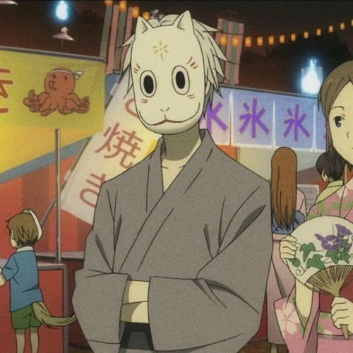  萤火之森动漫情侣头像