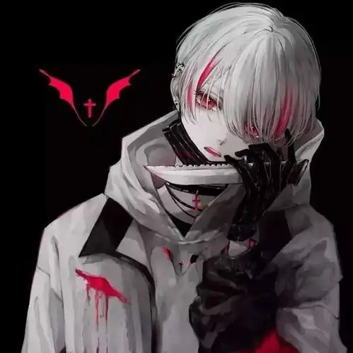  动漫头像超冷酷黑暗系动漫男生头像